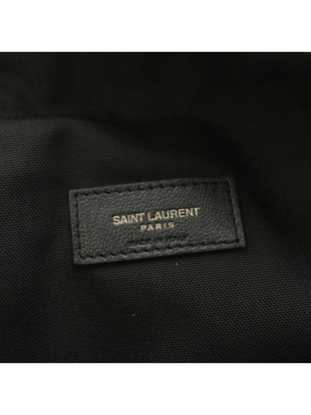 Saint Laurent Paris Noux Cross Belt Bag Logo Print Black - Picture 7 of 8